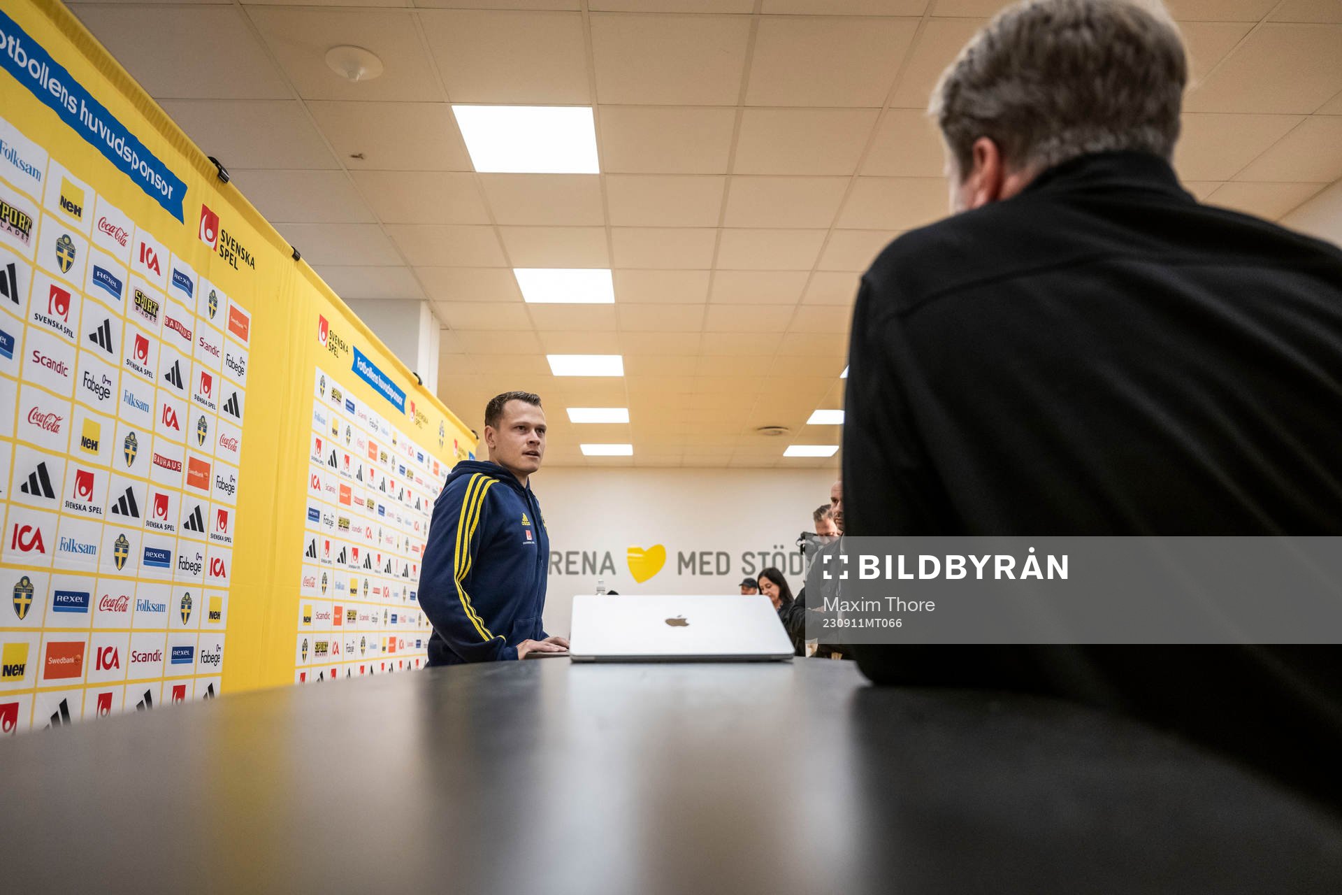 Viktor Claesson of the Swedish national football team at a