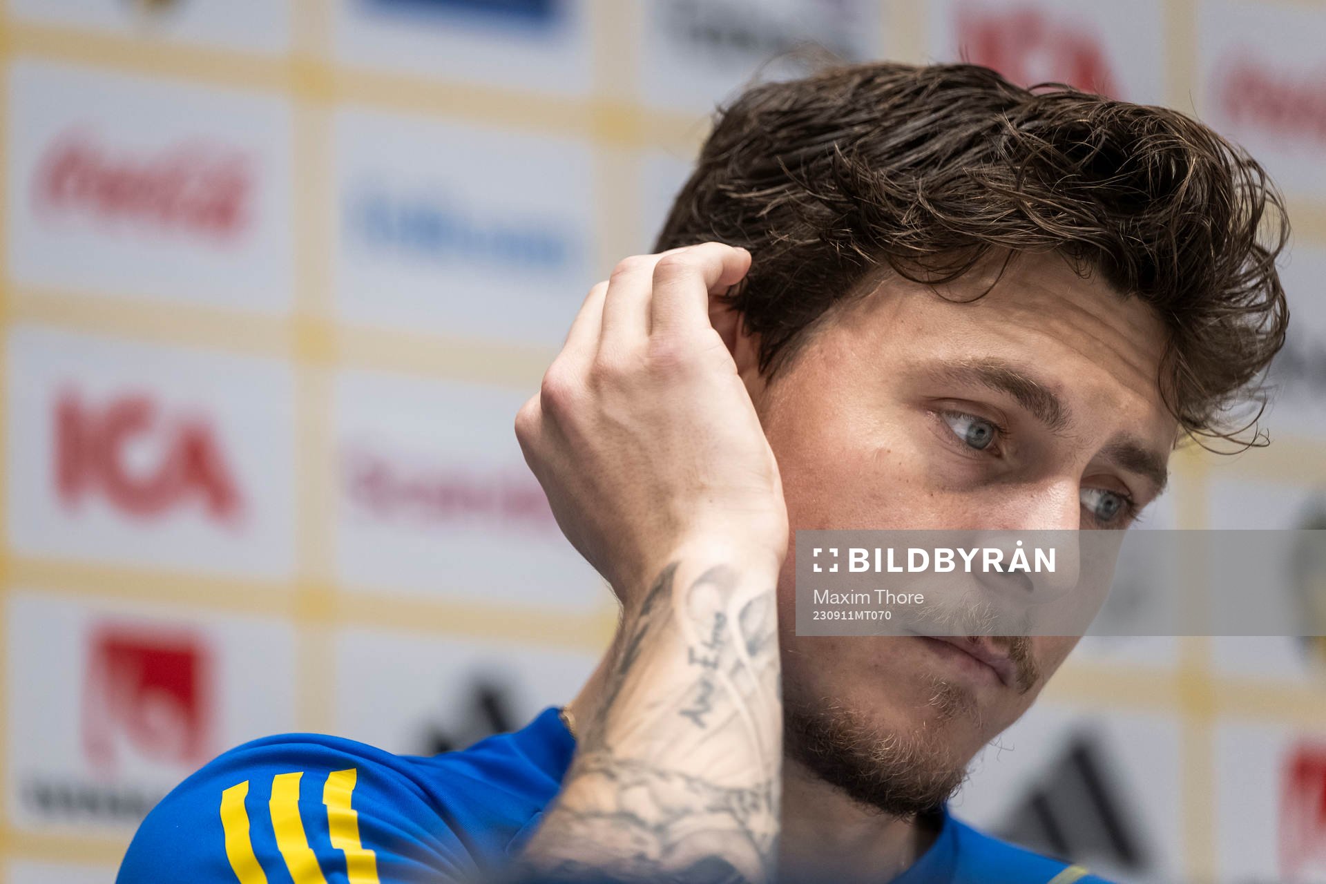 Victor Nilsson Lindelöf of the Swedish national football