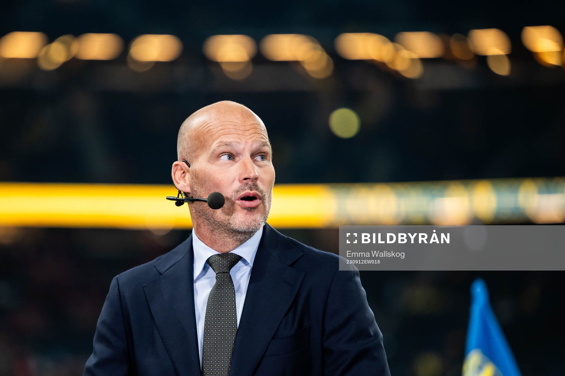 Fredrik Ljungberg in Viaplay’s studio