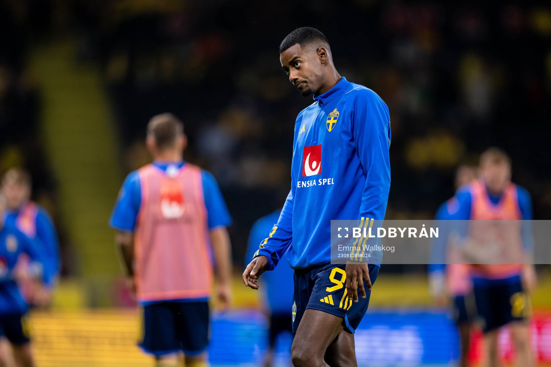Alexander Isak of Sweden