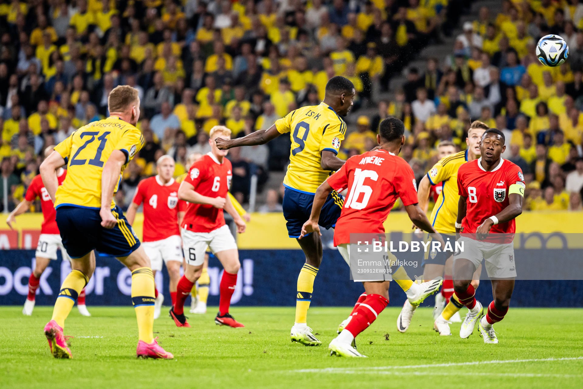 Alexander Isak of Sweden