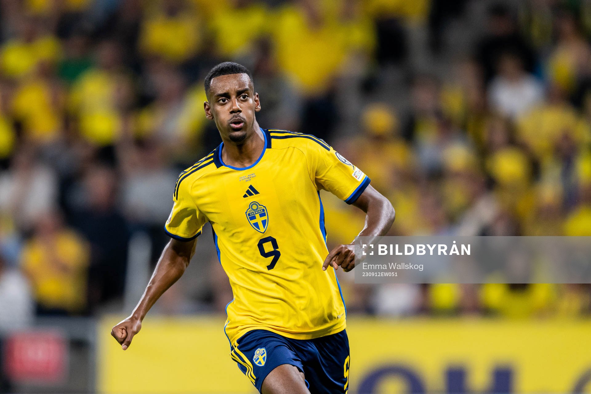 Alexander Isak of Sweden