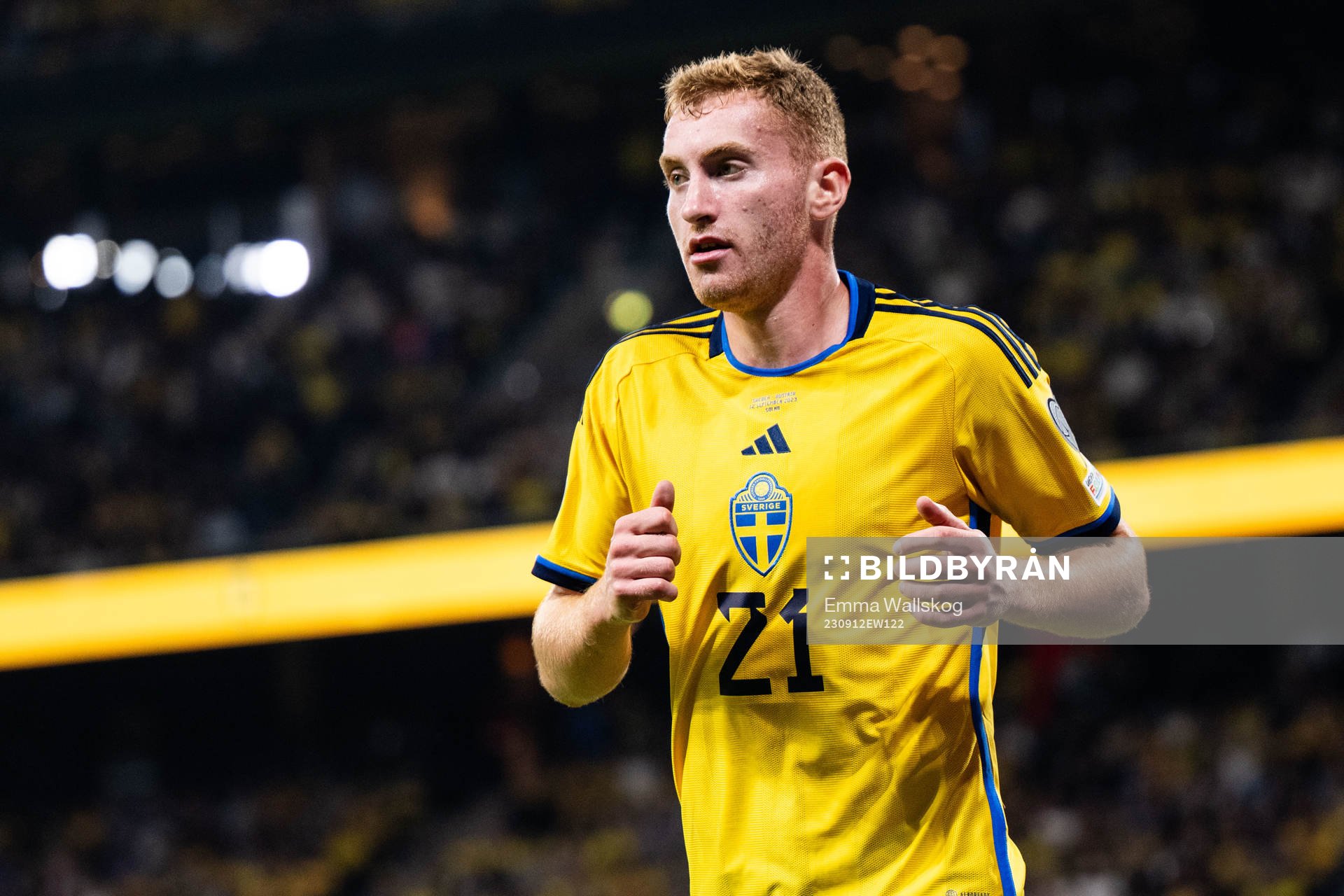 Dejan Kulusevski of Sweden