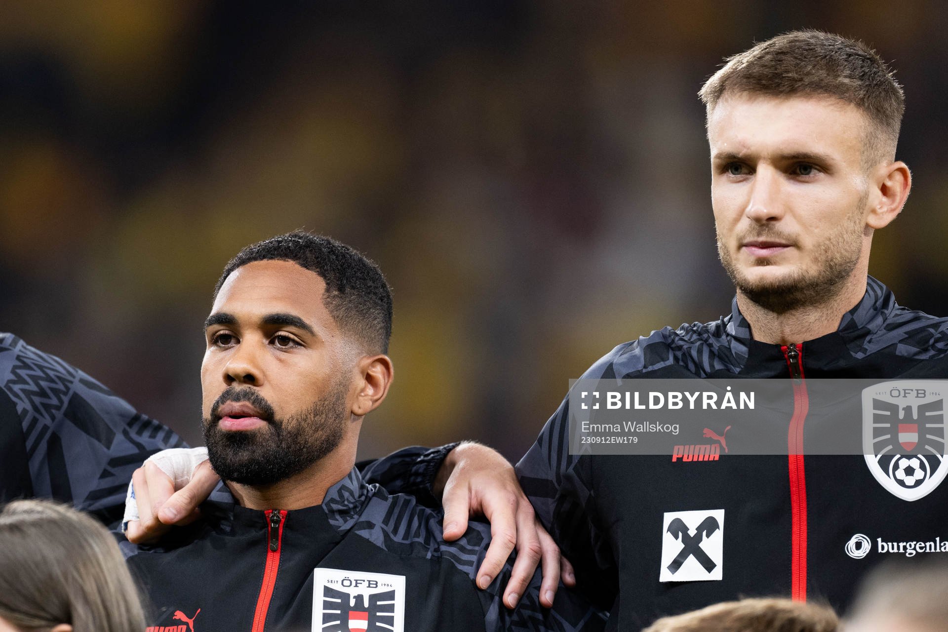 Philip Mwene and Stefan Posch of Austria