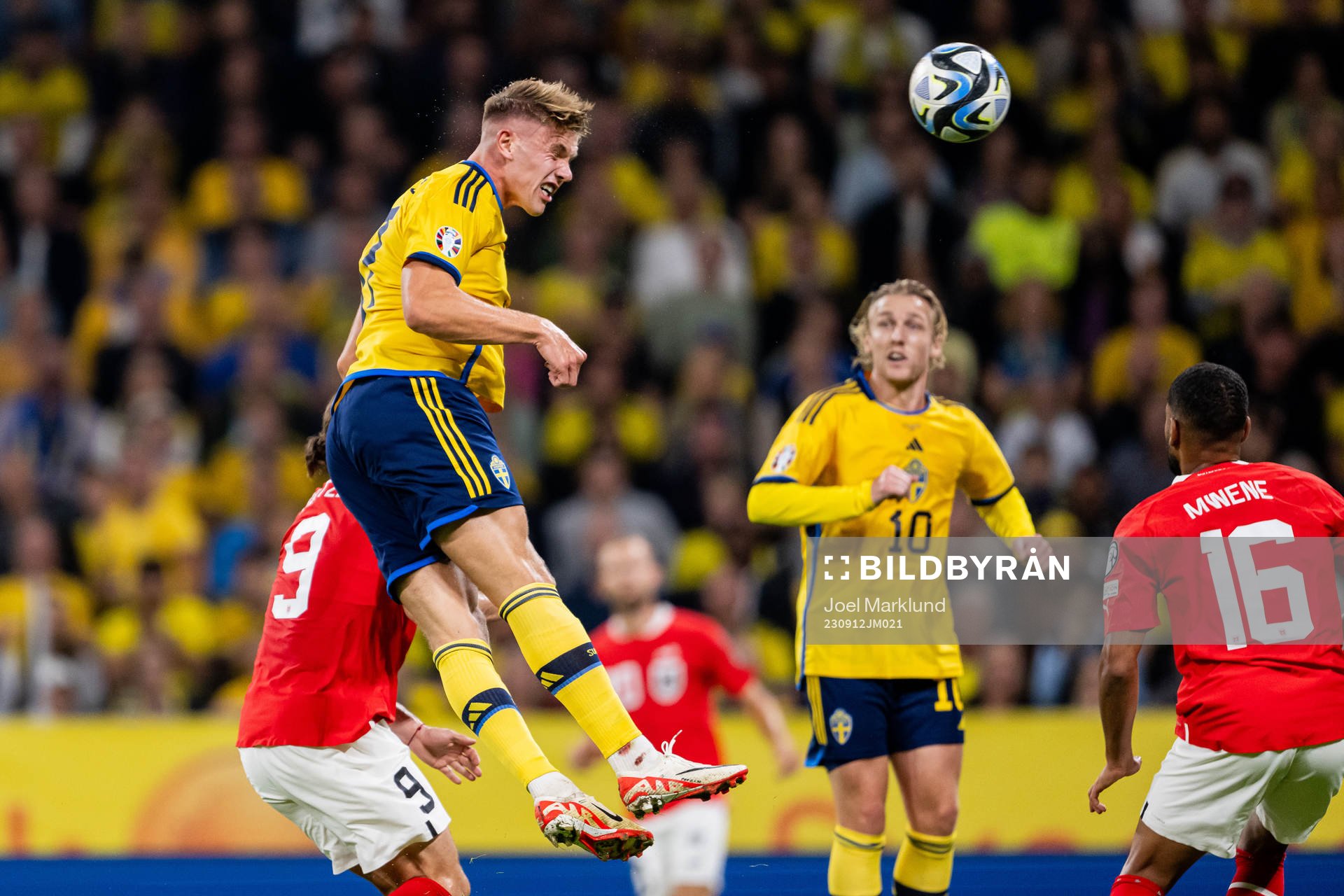 Viktor Gyökeres of Sweden