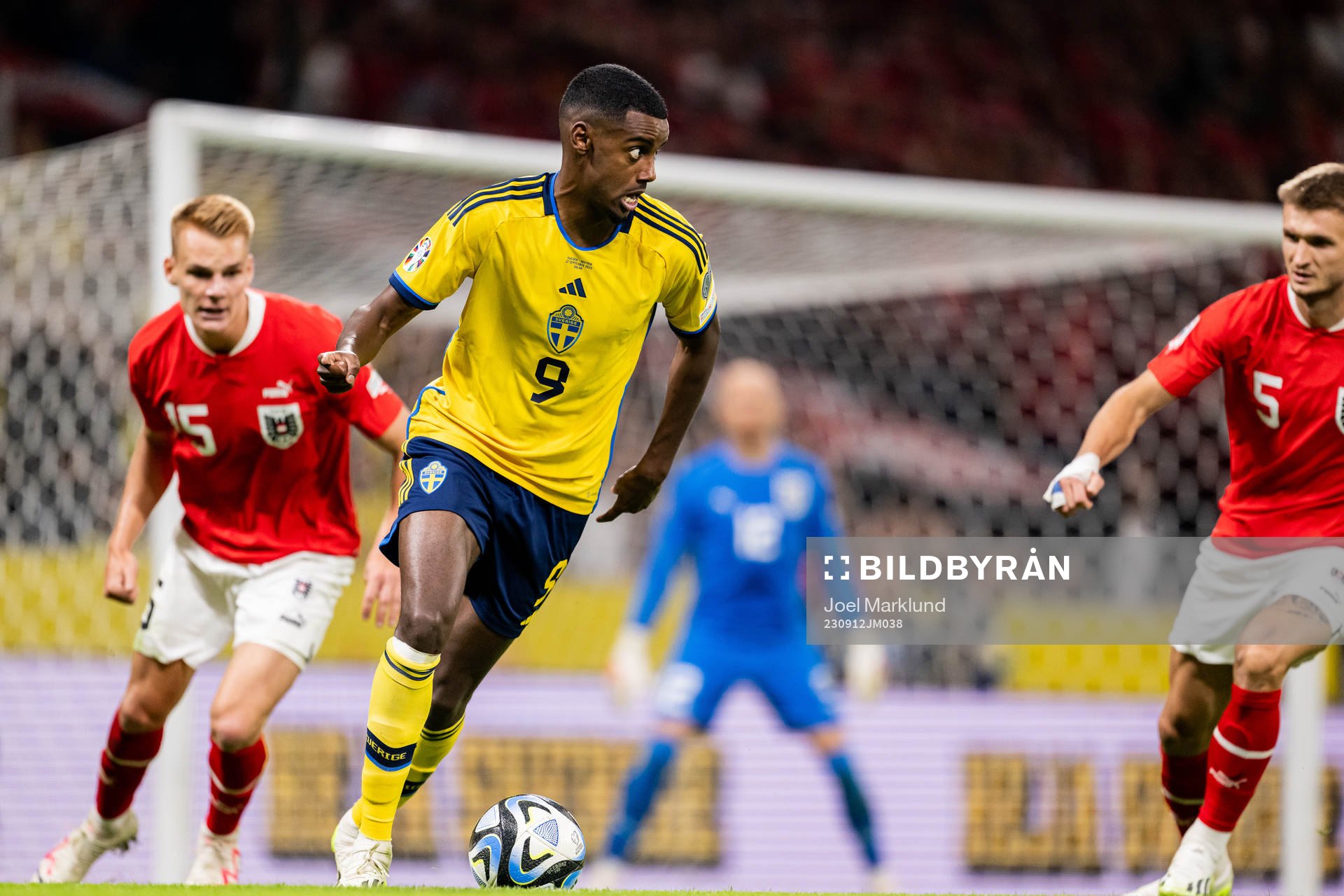Alexander Isak of Sweden