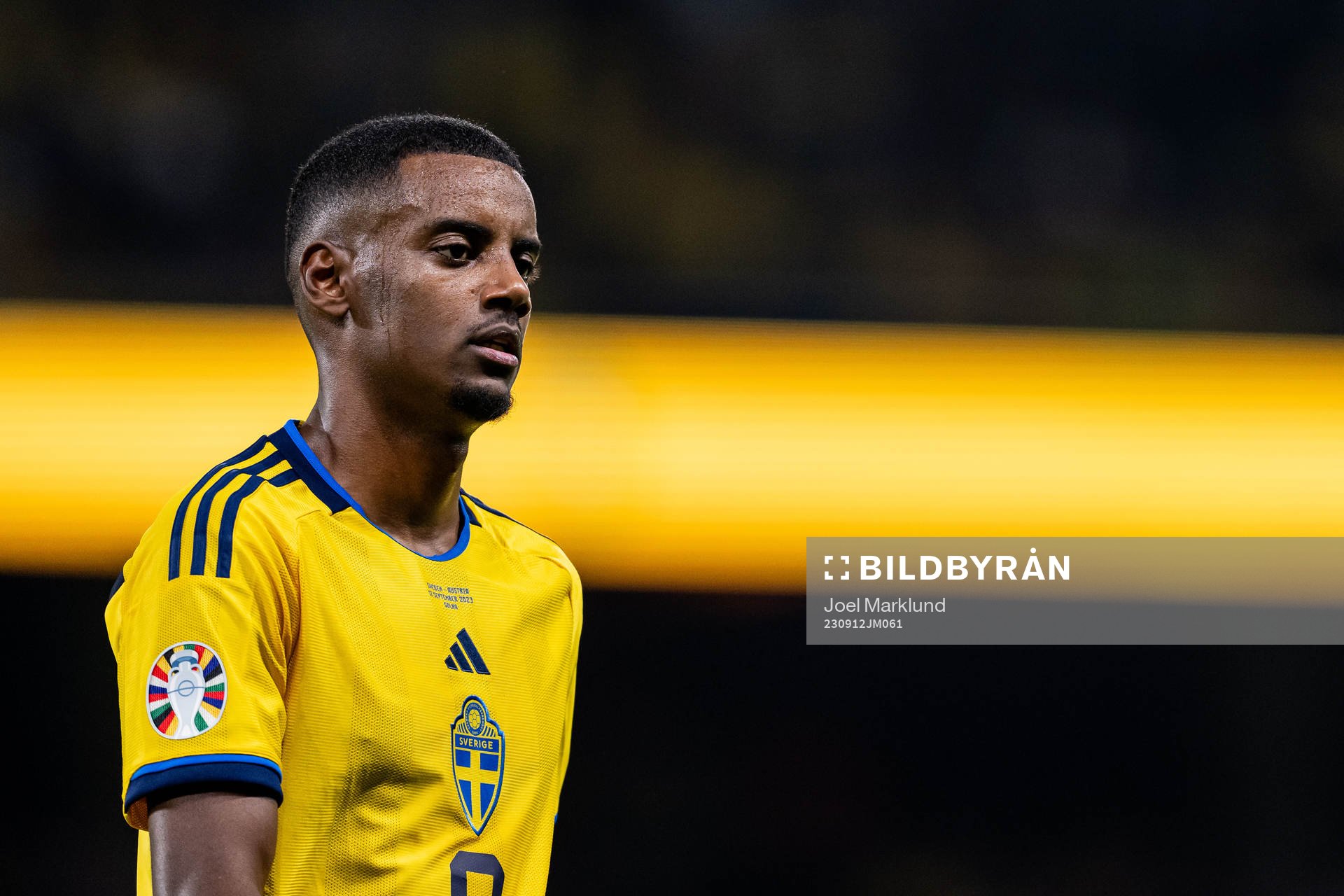 Alexander Isak of Sweden