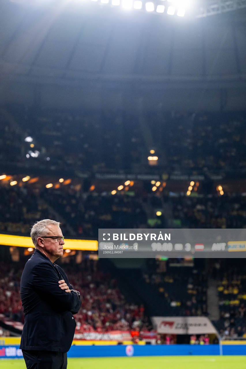 Head coach Janne Andersson of Sweden