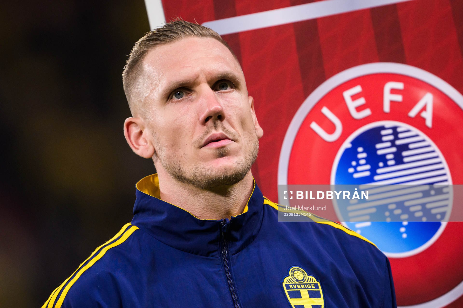 Goalkeeper Robin Olsen of Sweden