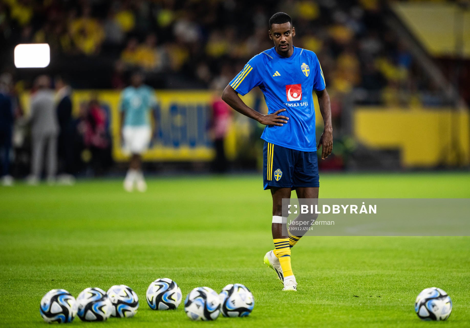 Alexander Isak of Sweden