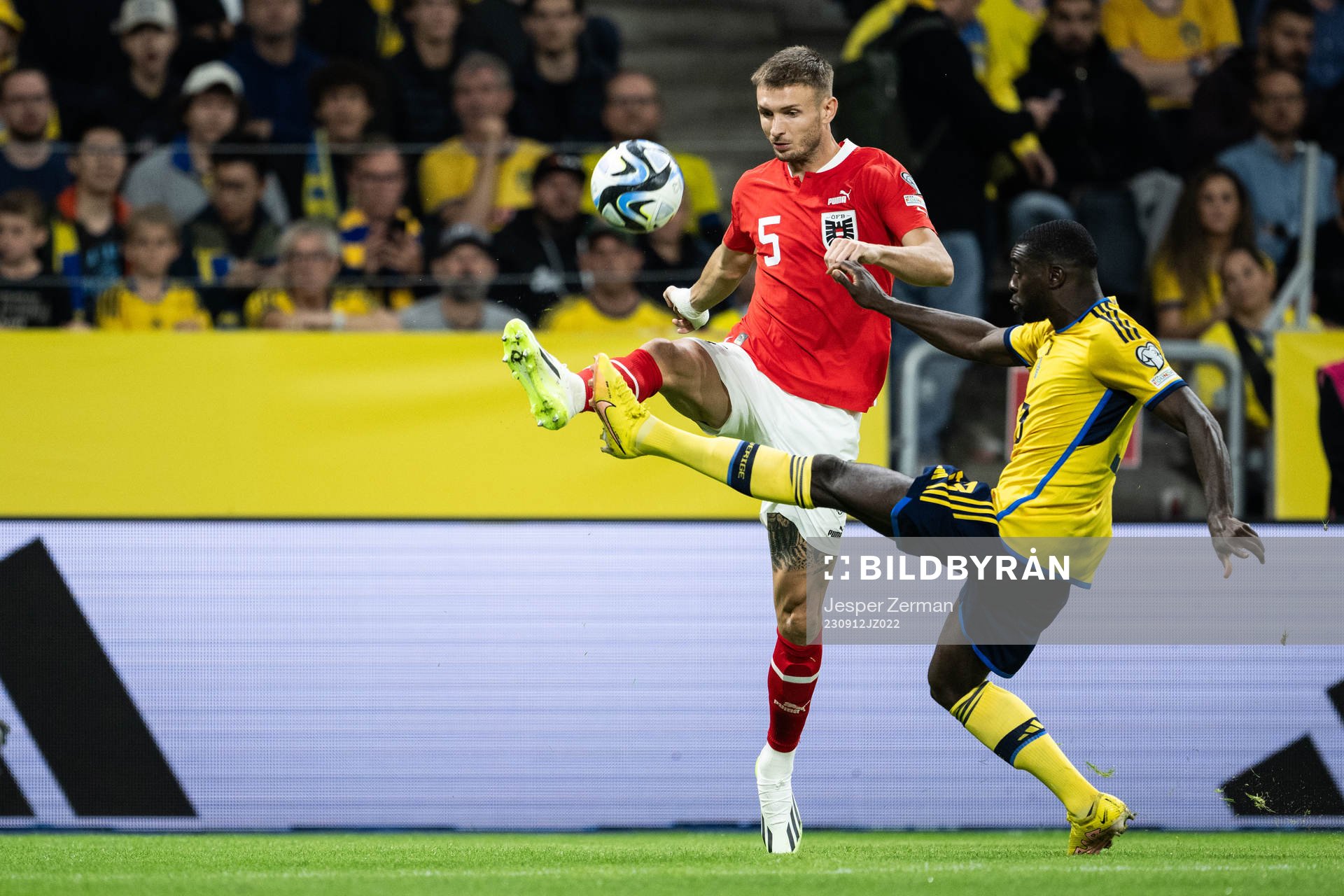 Stefan Posch of Austria and Ken Sema of Sweden