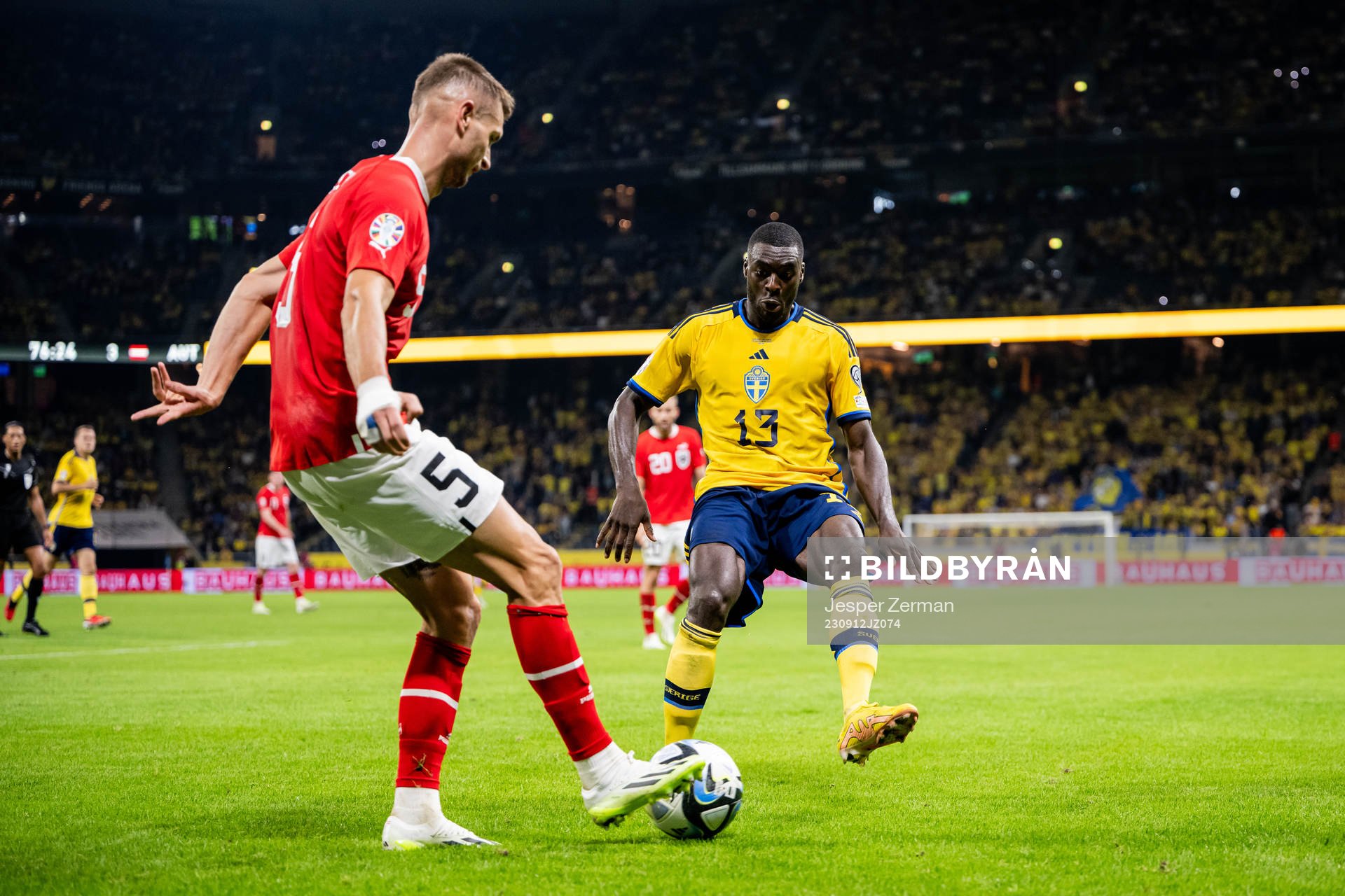 Stefan Posch of Austria and Ken Sema of Sweden