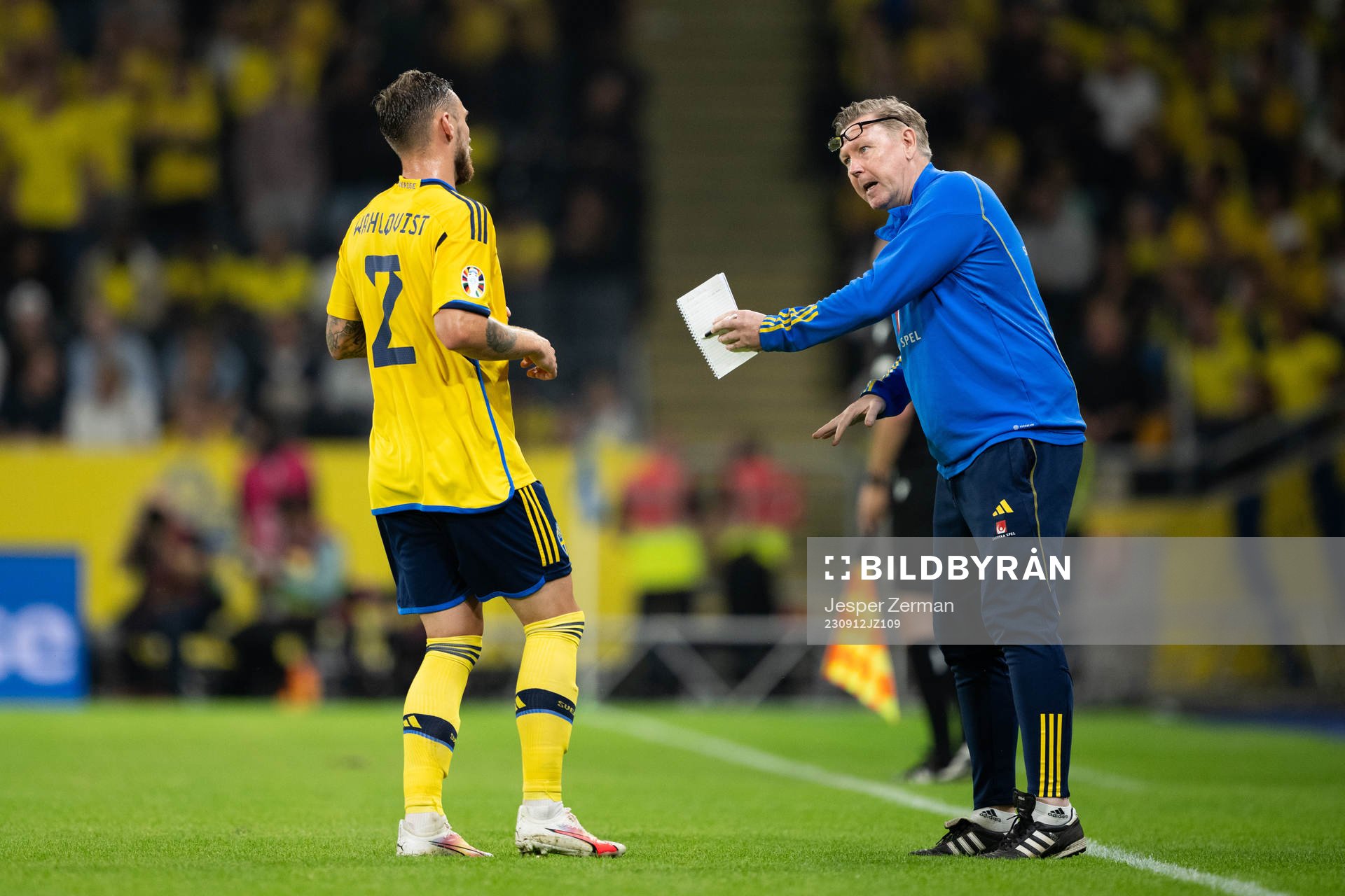 Linus Wahlqvist Egnell and Assistant coach Peter Wettergren