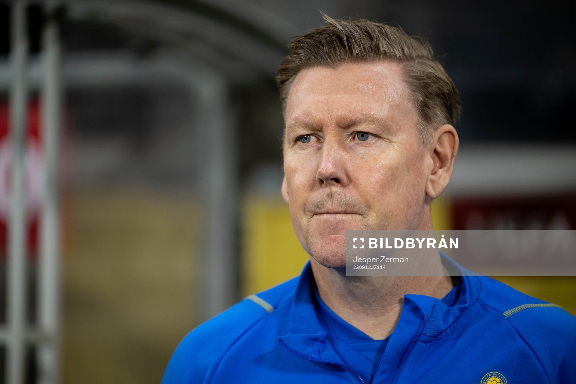 Assistant coach Peter Wettergren of Sweden