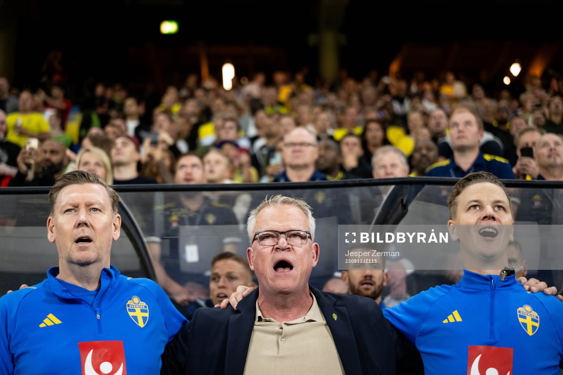 Assistant coach Peter Wettergren, Head coach Janne