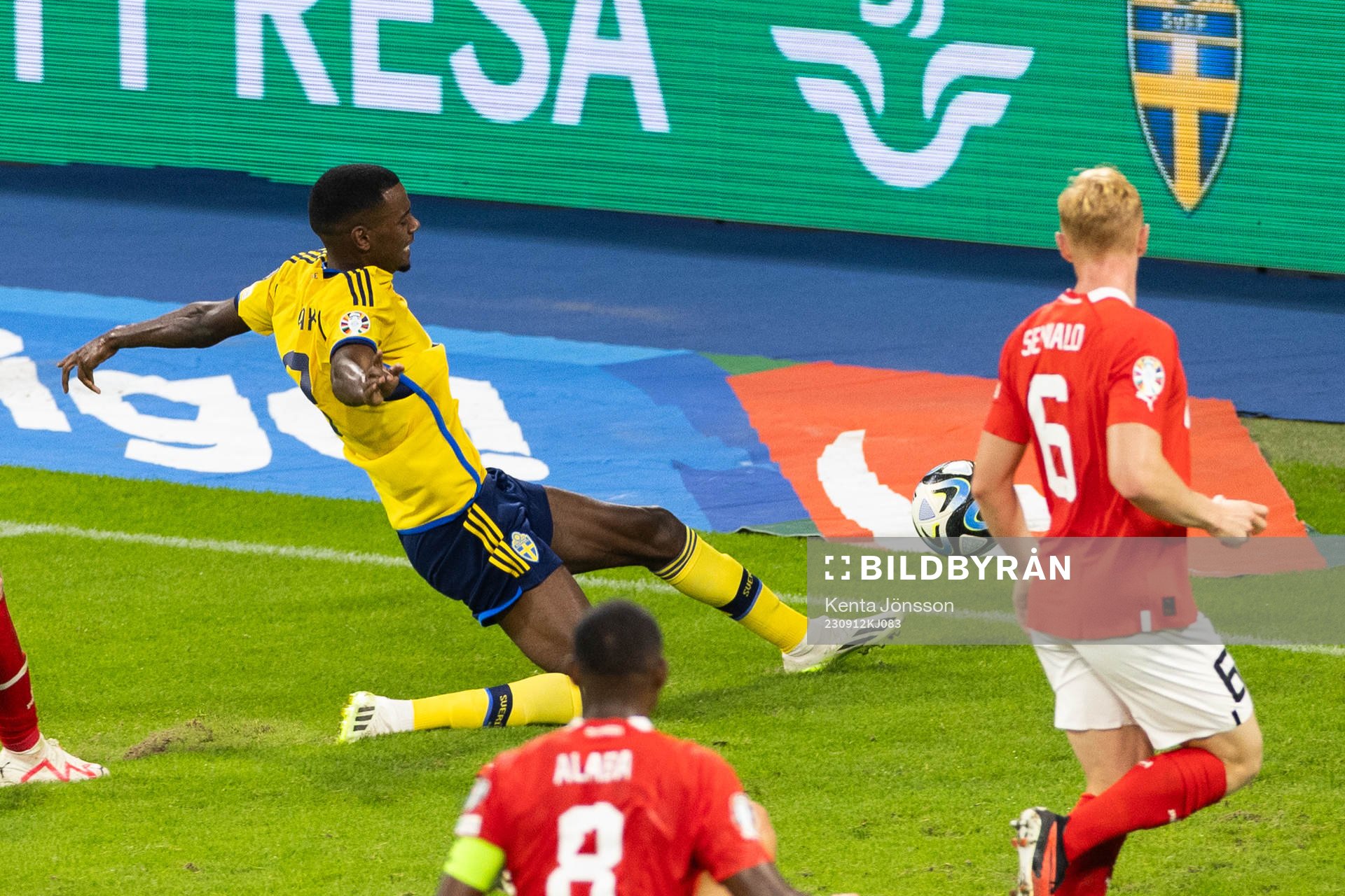 Alexander Isak of Sweden