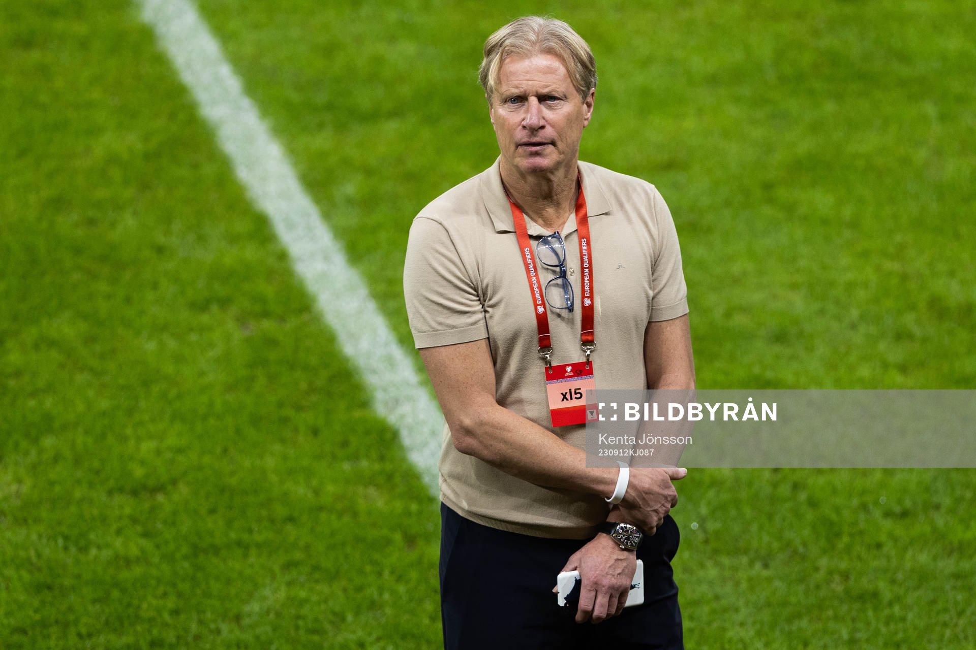Team manager Stefan Pettersson of Sweden