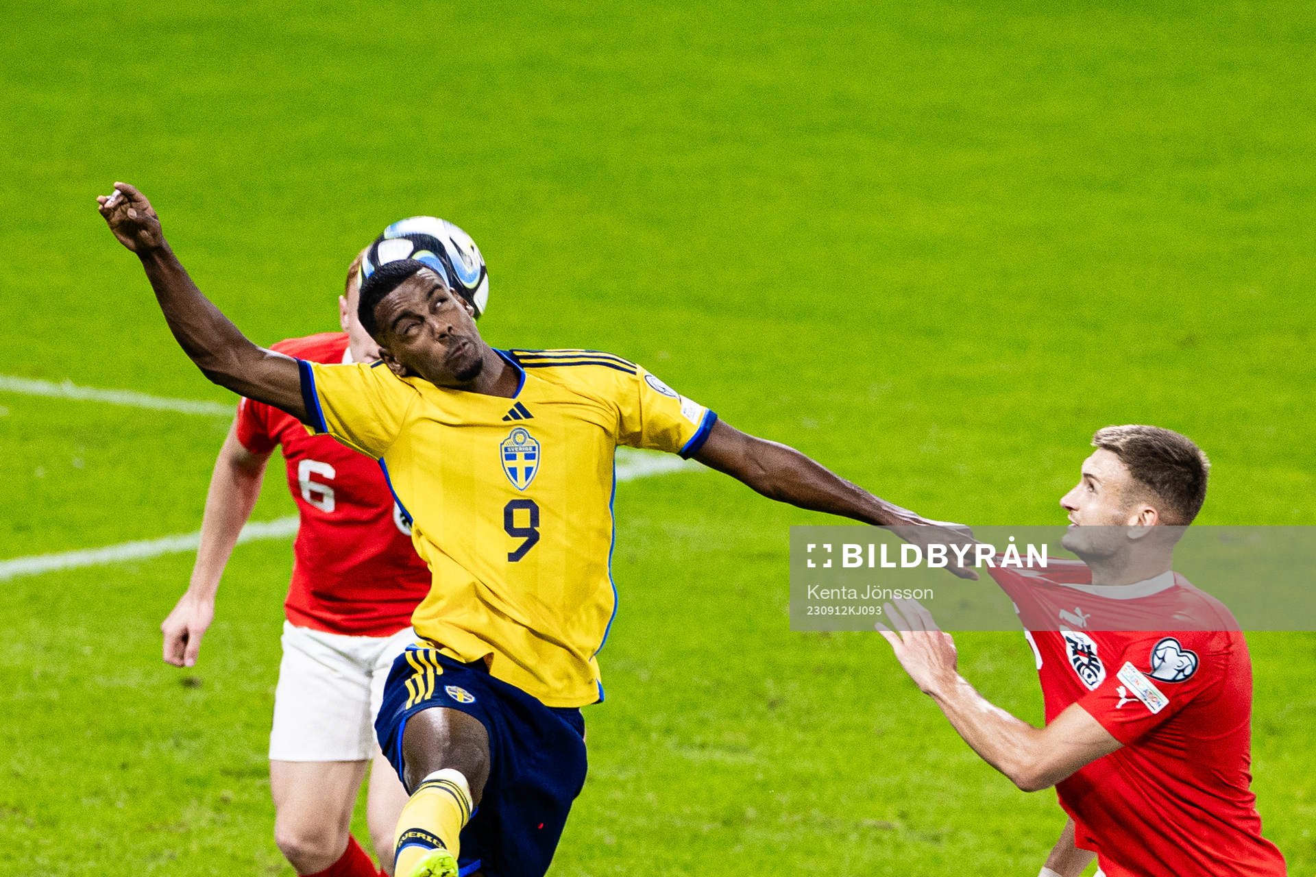 Alexander Isak of Sweden