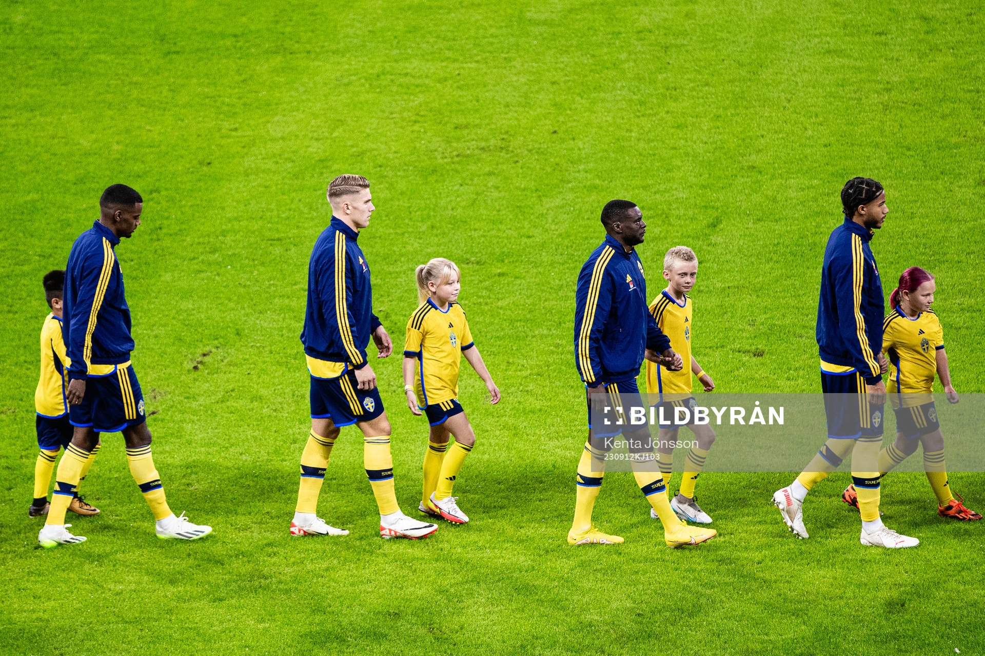 Alexander Isak, Viktor Gyökeres, Ken Sema and Jens-Lys