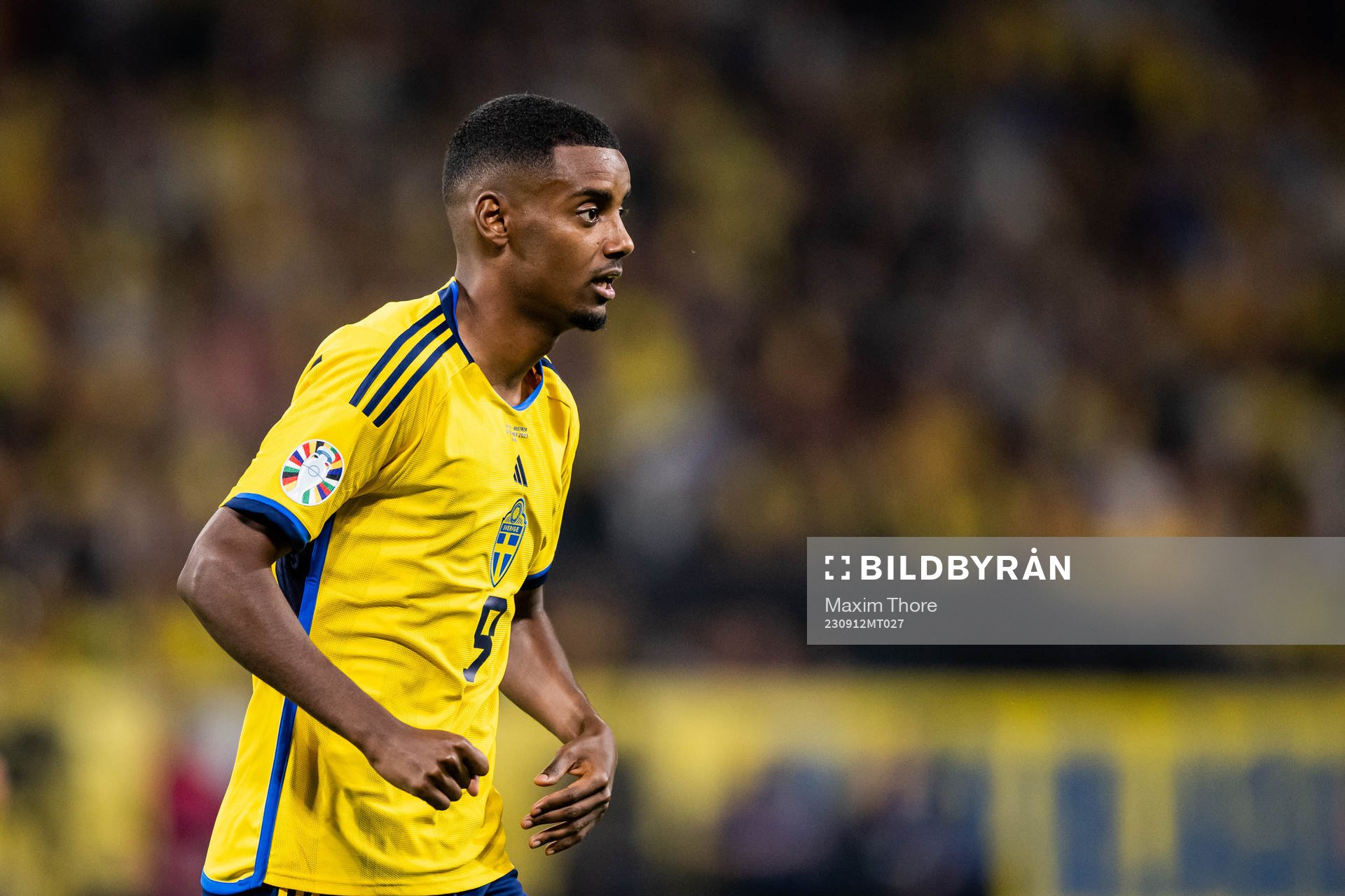 Alexander Isak of Sweden