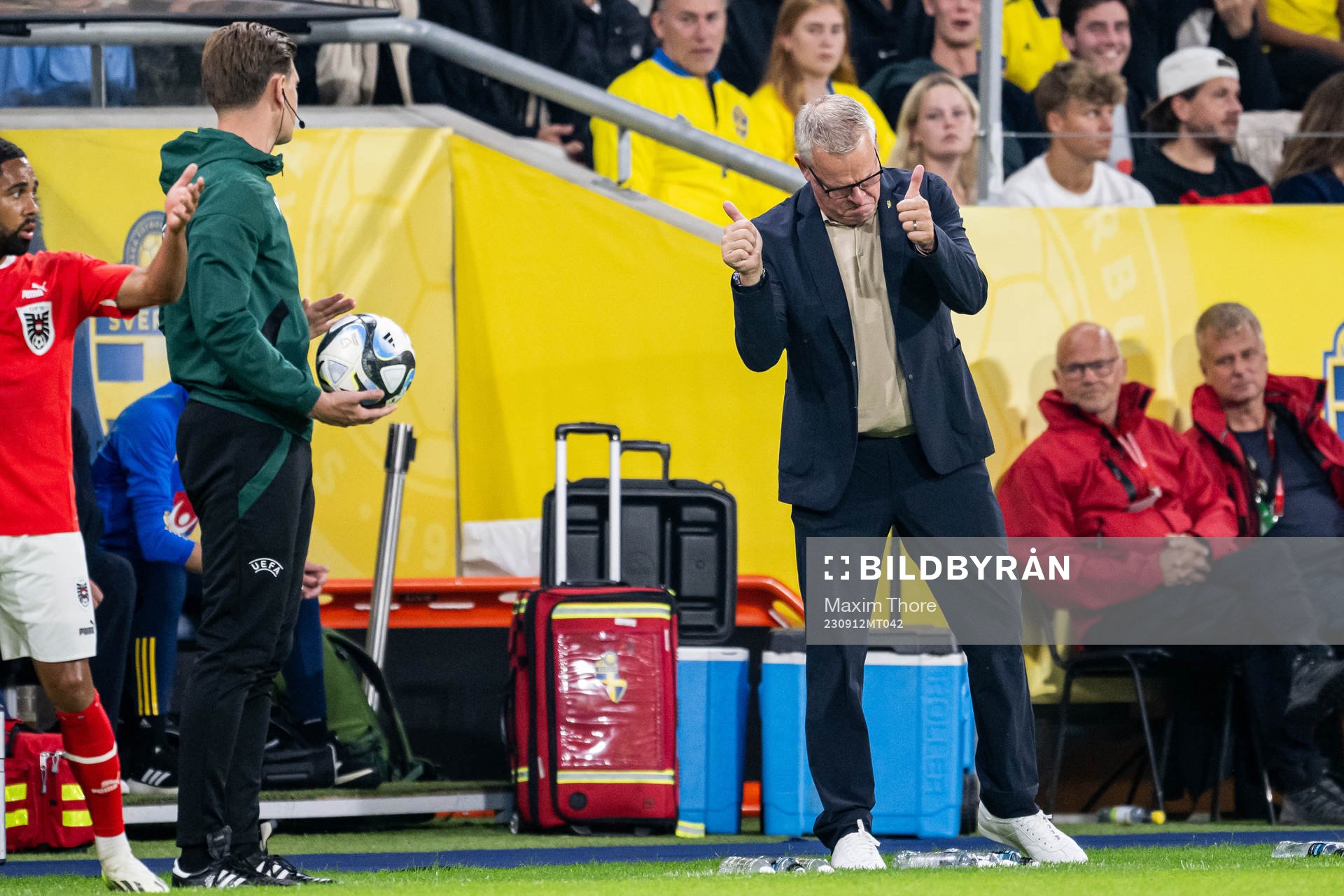 Head coach Jan Andersson of Sweden