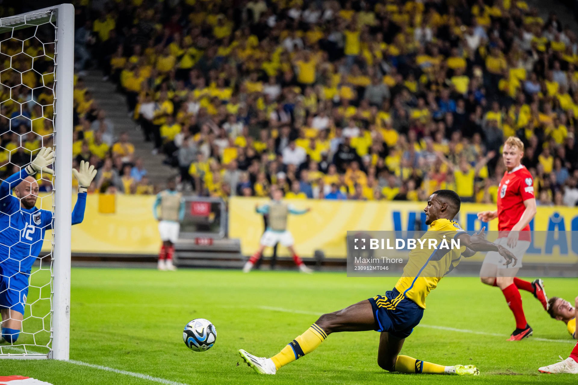 Alexander Isak of Sweden
