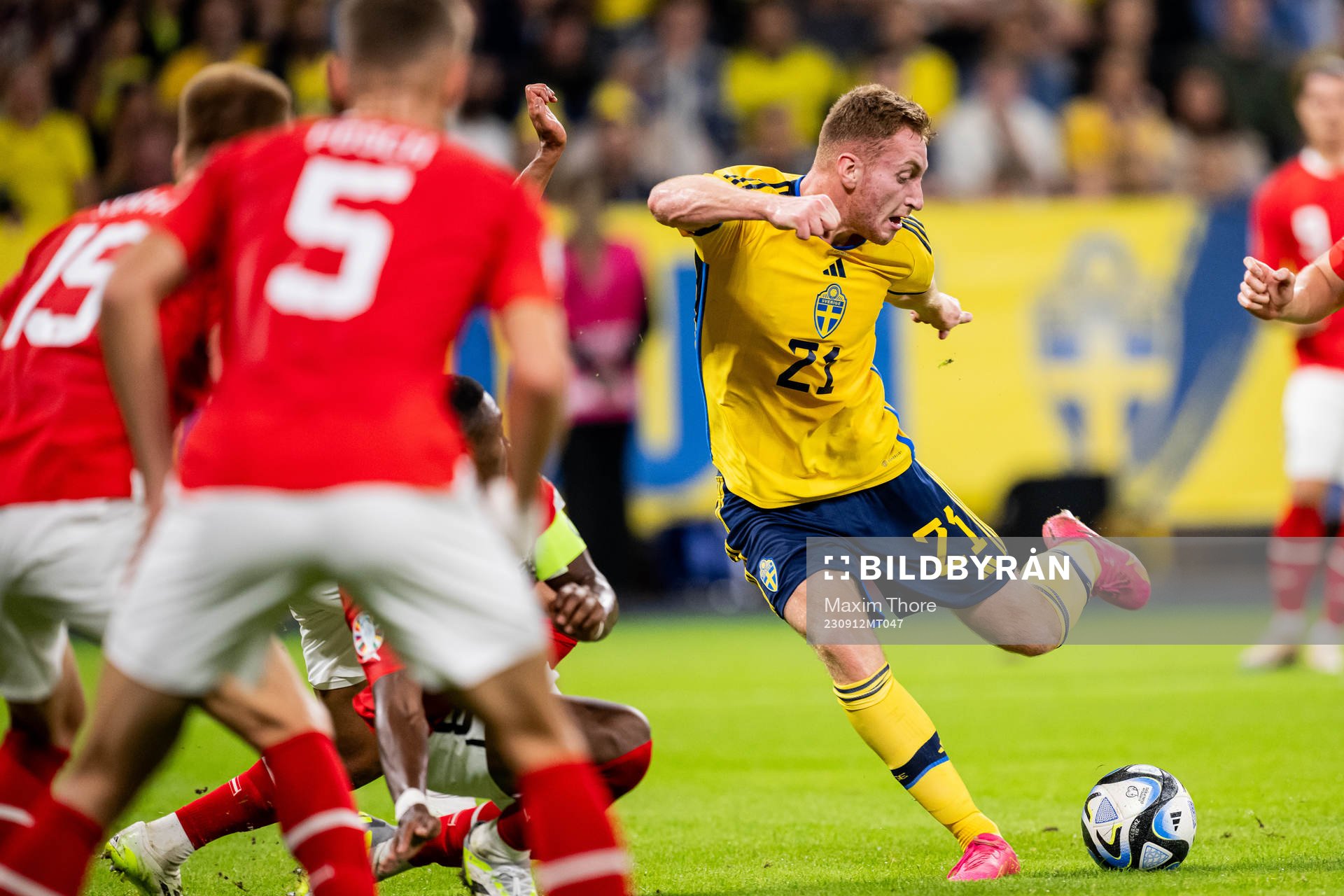 Dejan Kulusevski of Sweden