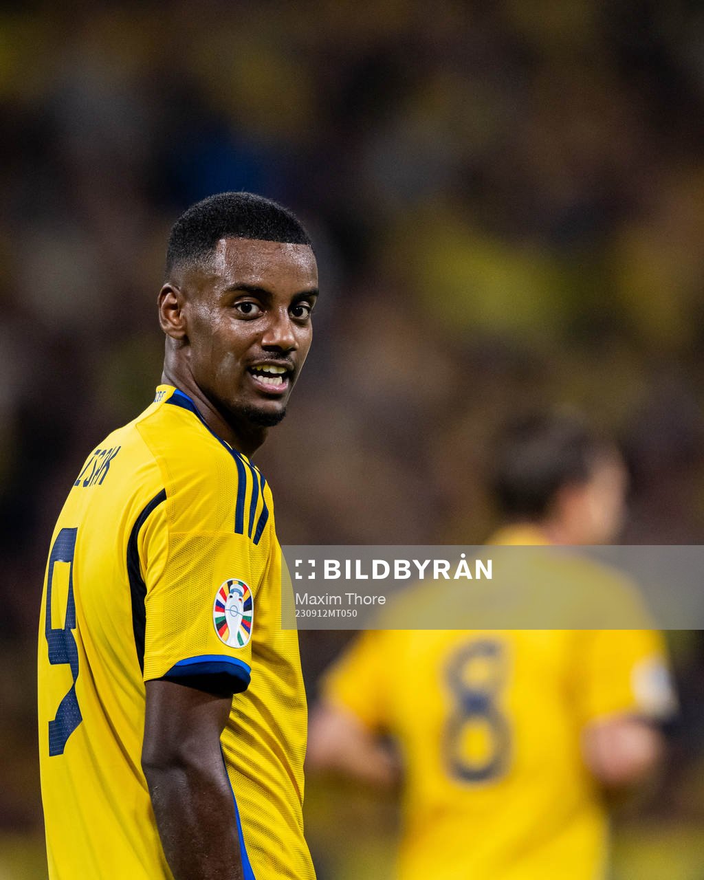 Alexander Isak of Sweden
