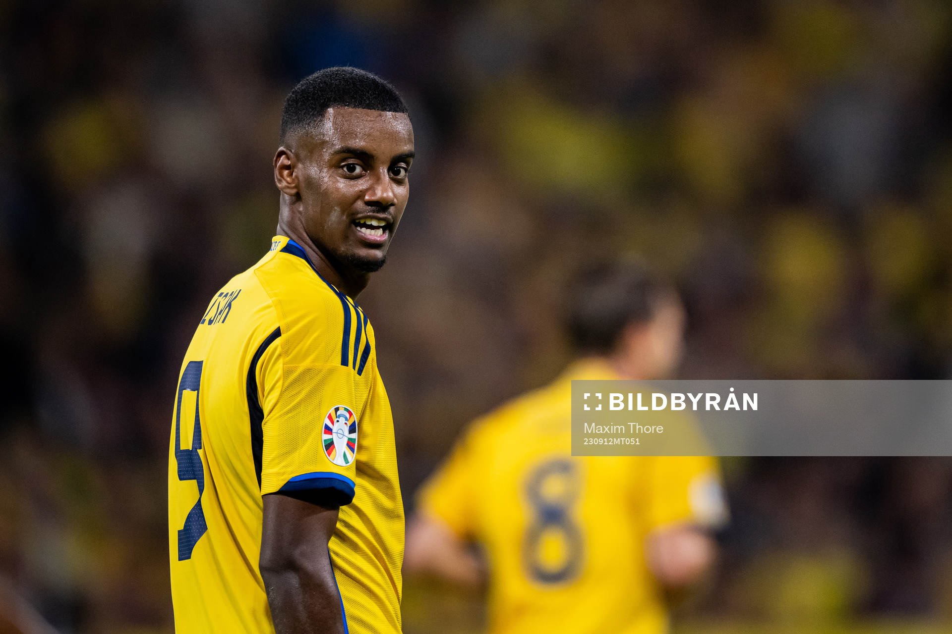 Alexander Isak of Sweden