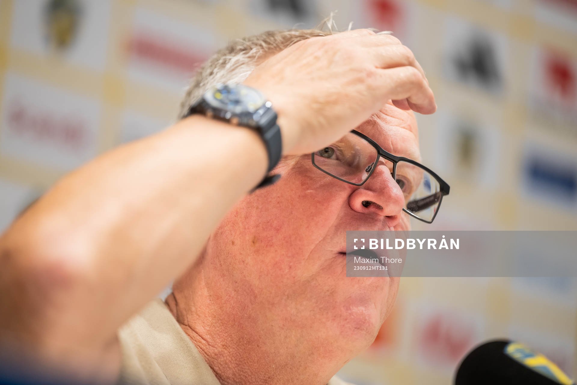 Head coach Janne Andersson of Sweden