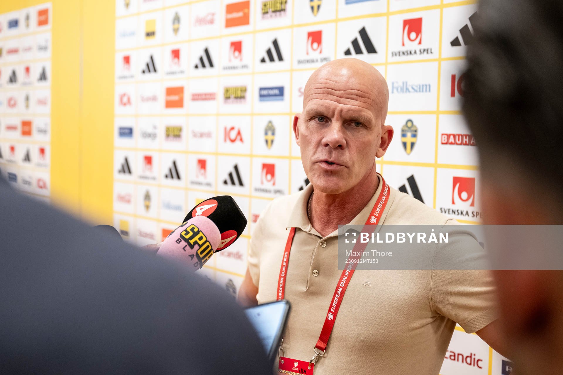Jens T Andersson, head of national teams of Sweden