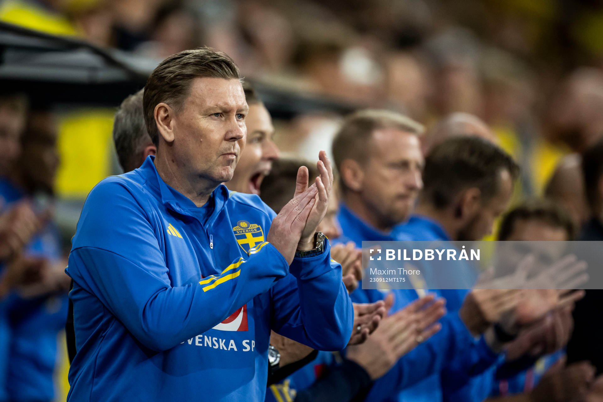 Assistant coach Peter Wettergren of Sweden