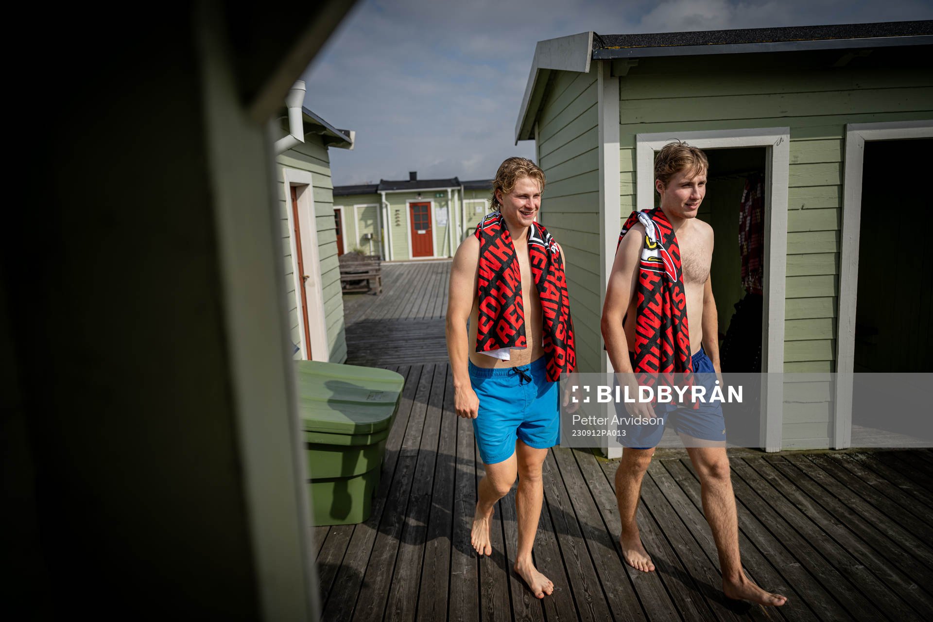 Lauri Pajuniemi och Janne Kuokkanen, ishockeyspelare i
