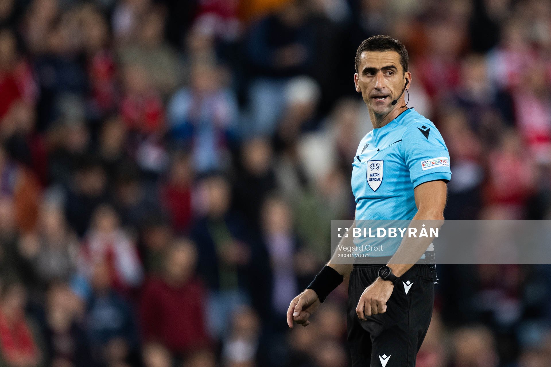 Referee Nikola Dabanovic