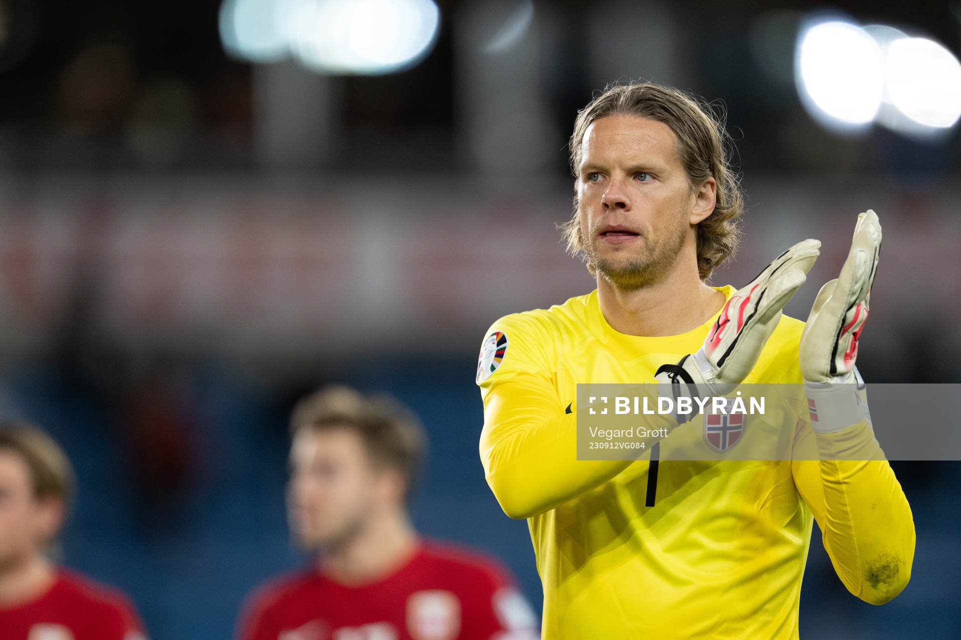 Goalkeeper Ørjan Håskjold Nyland of Norway