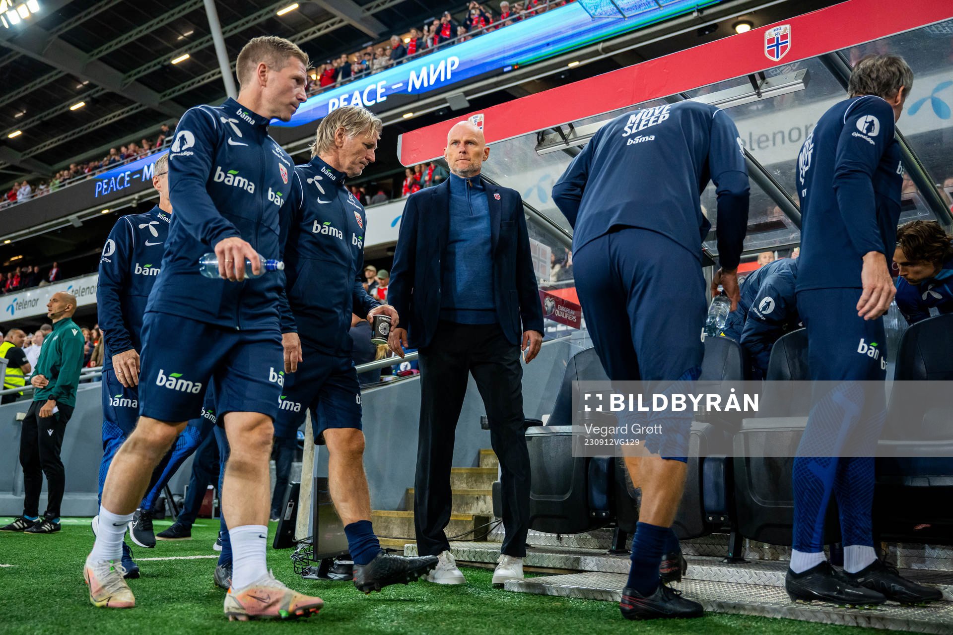 Ståle Solbakken, head coach of Norway