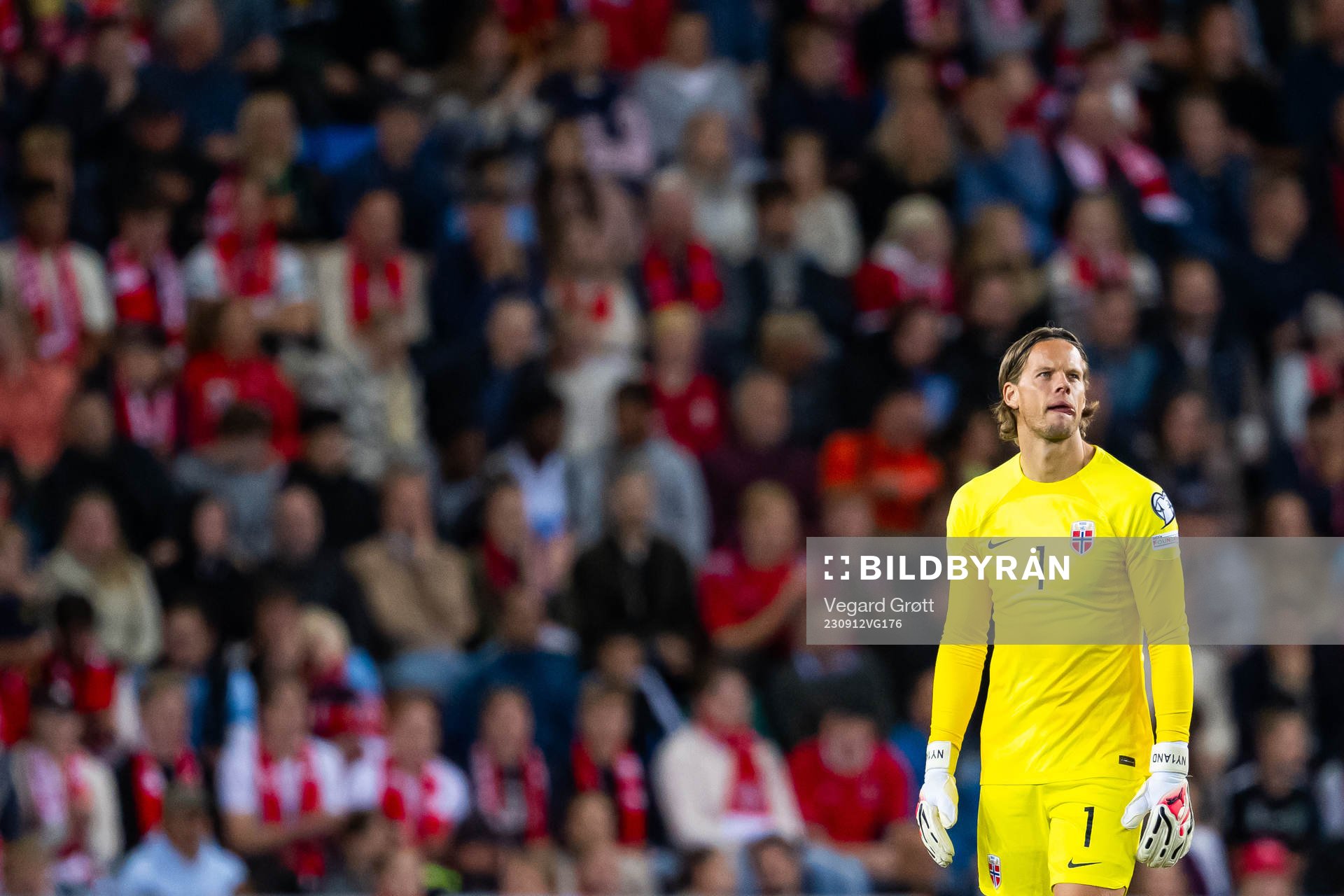 Goalkeeper Ørjan Håskjold Nyland of Norway