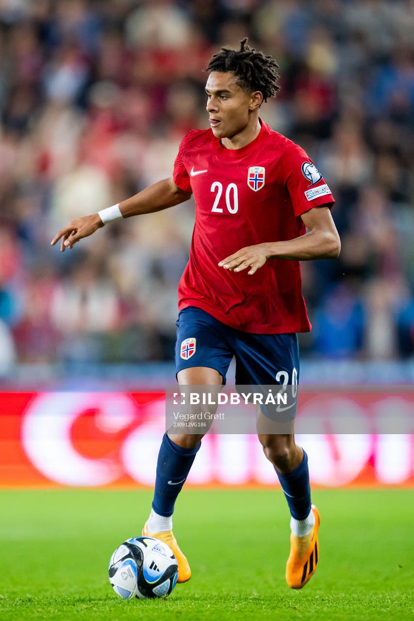 Antonio Nusa of Norway