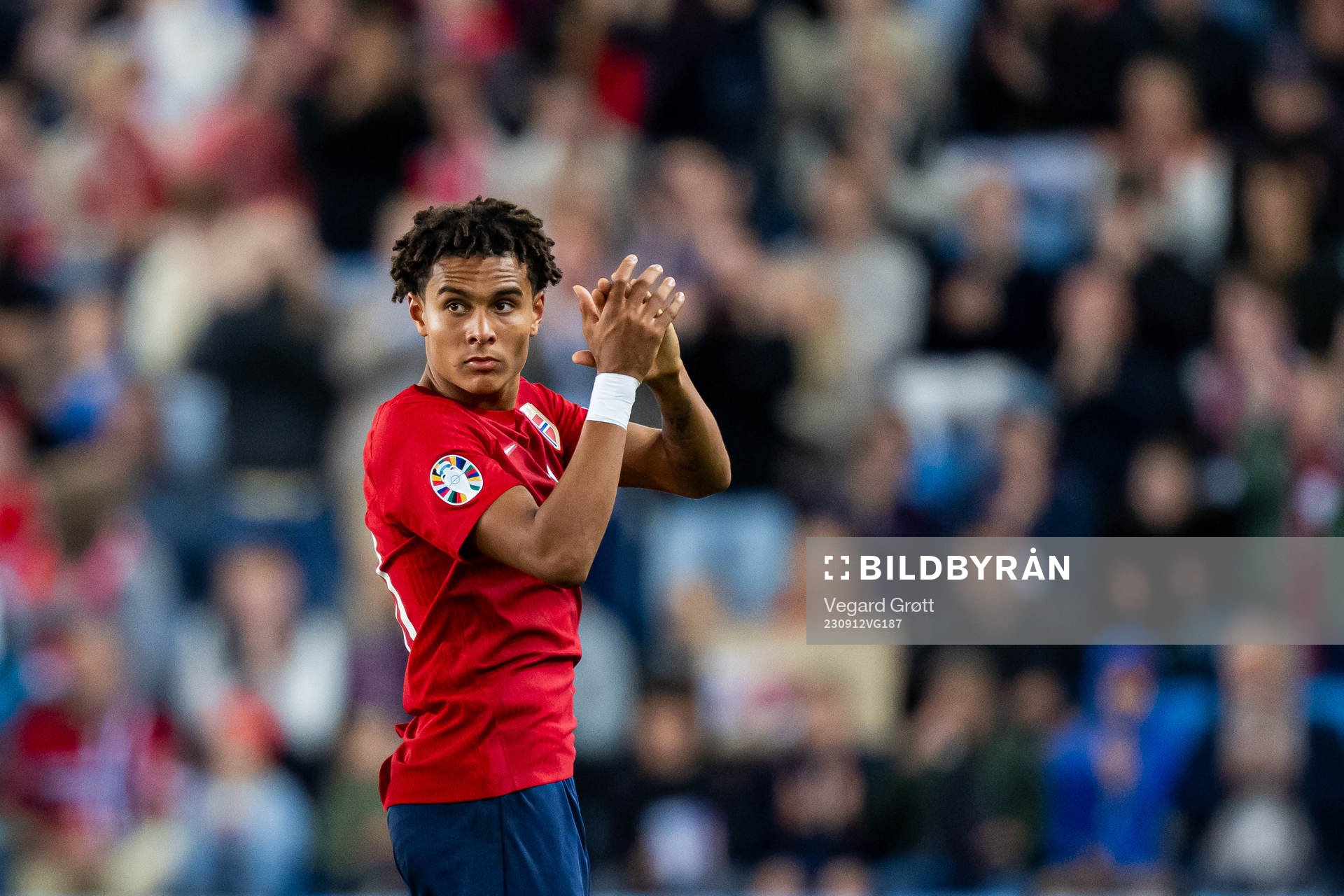 Antonio Nusa of Norway