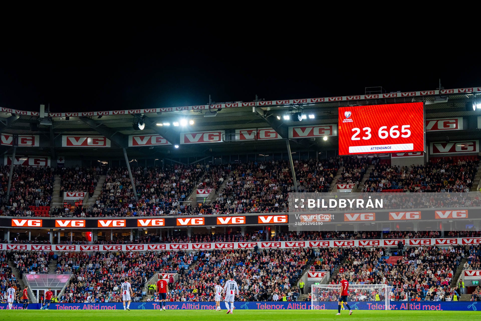 A screen showing the attendance