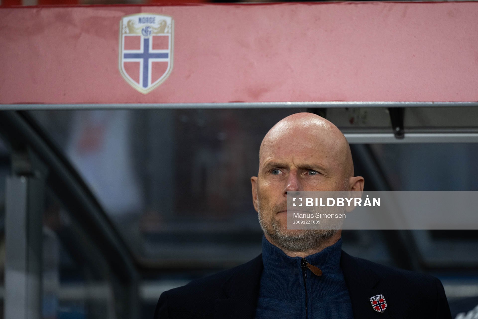 Head coach Ståle Solbakken of Norway
