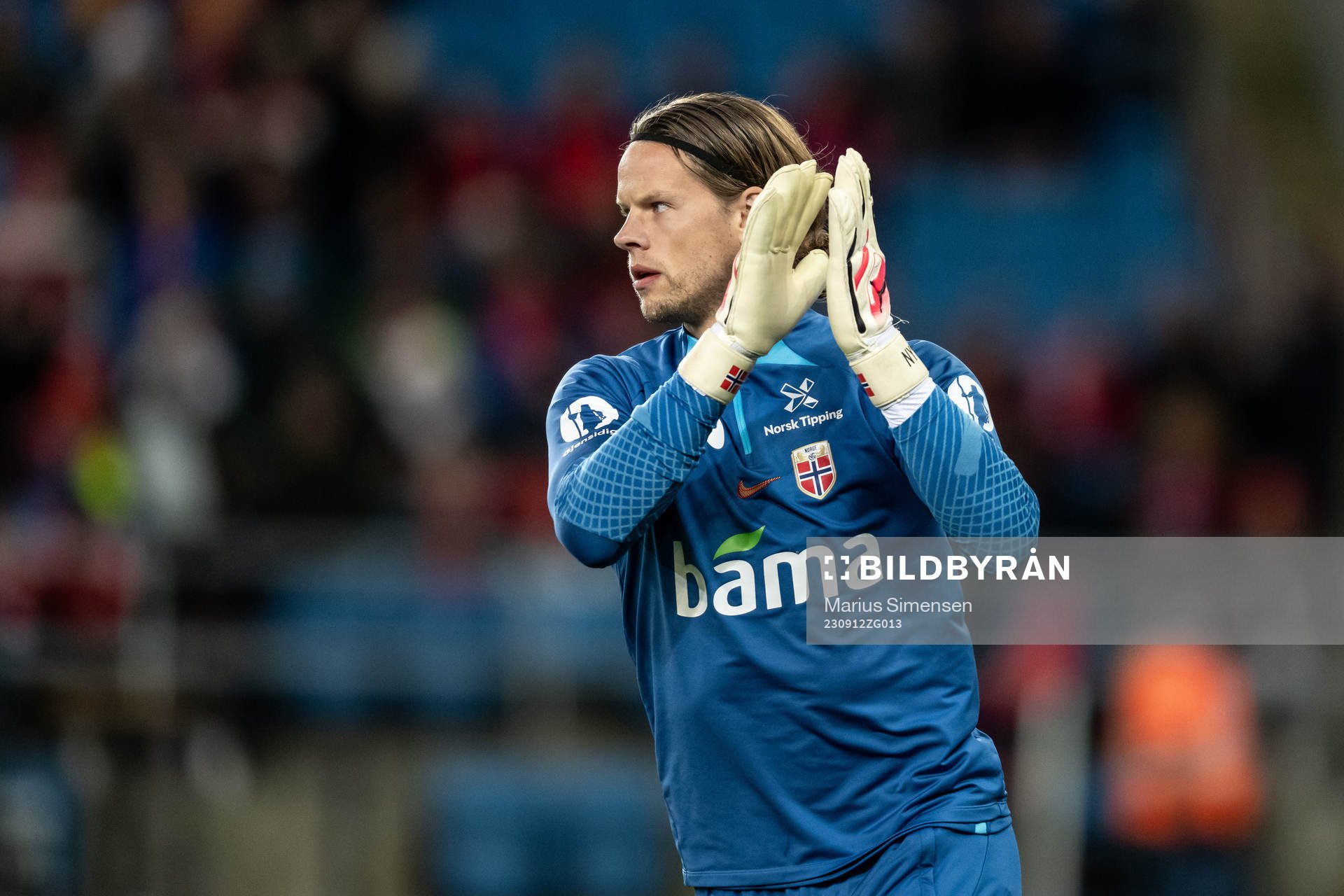 goalkeeper Ørjan Håskjold Nyland of Norway