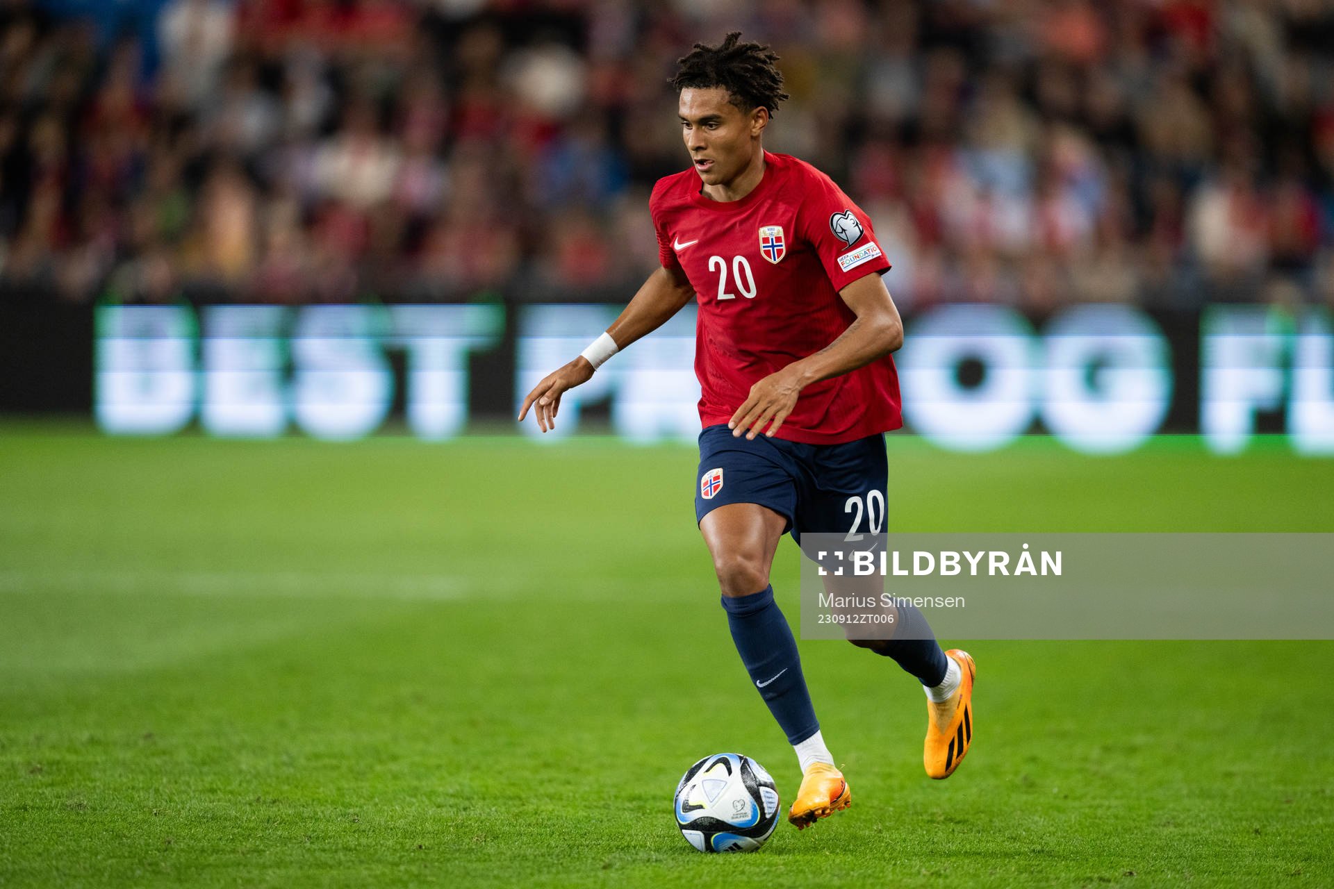Antonio Nusa of Norway