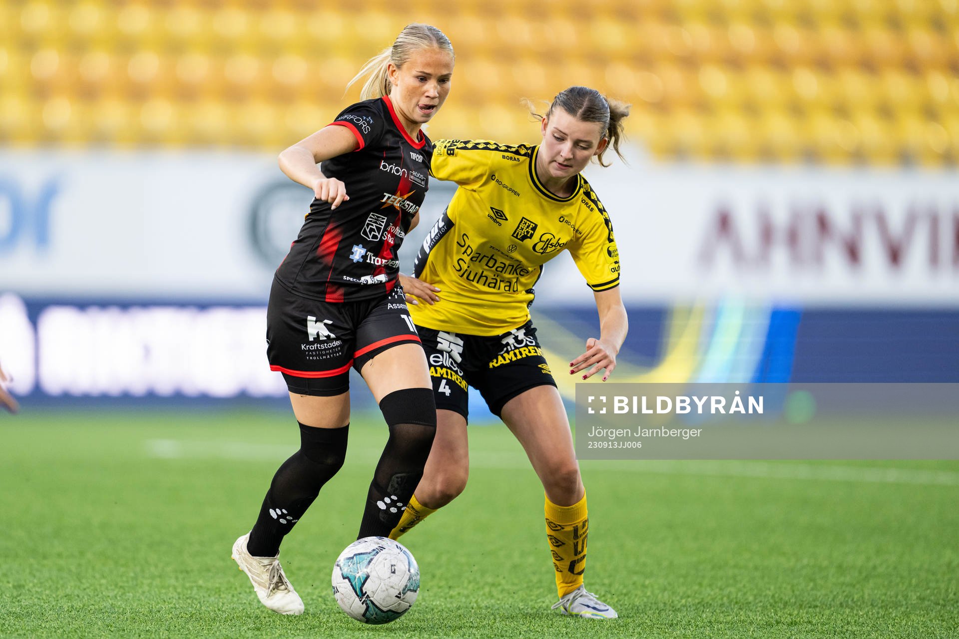 Trollhättans Ellen Bengtsson och Elfsborgs Ida Backlund