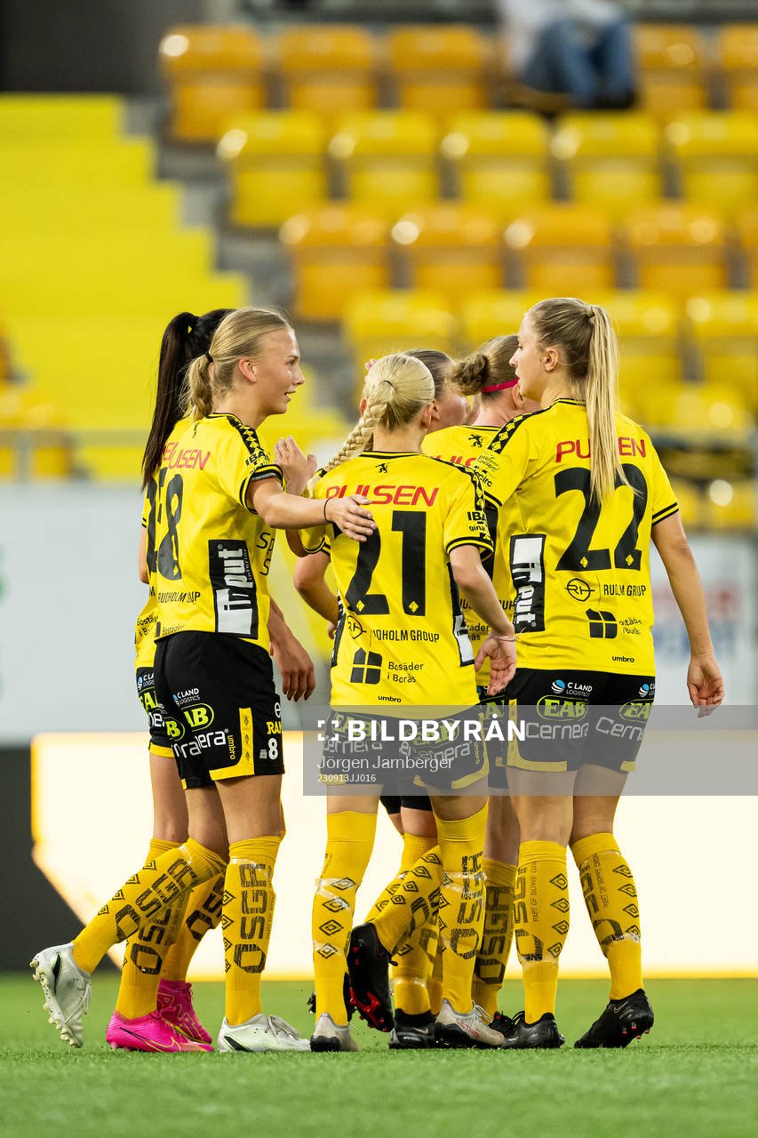 Elfsborgs spelare jublar