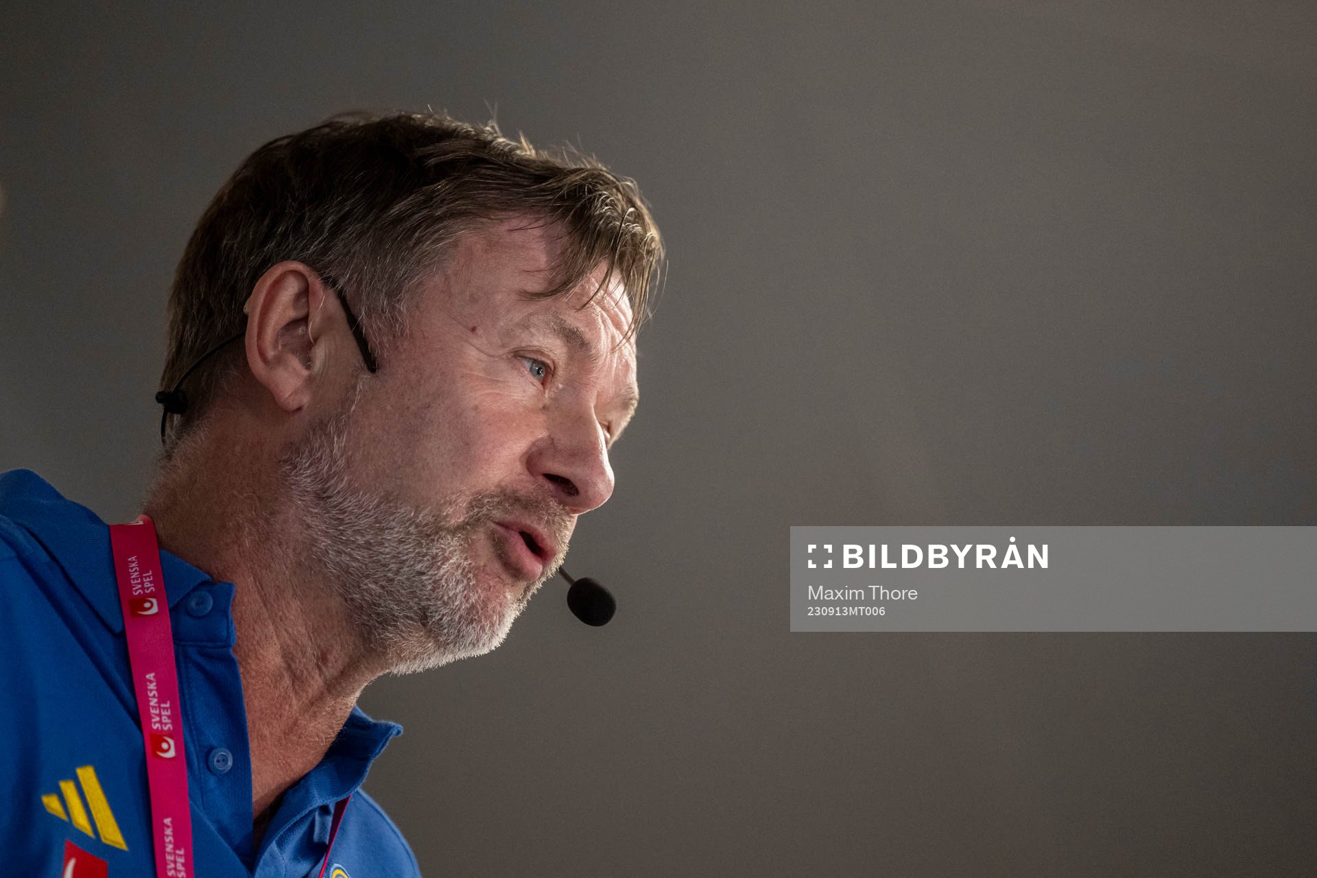 Head coach Peter Gerhardsson of the Sweden's women's