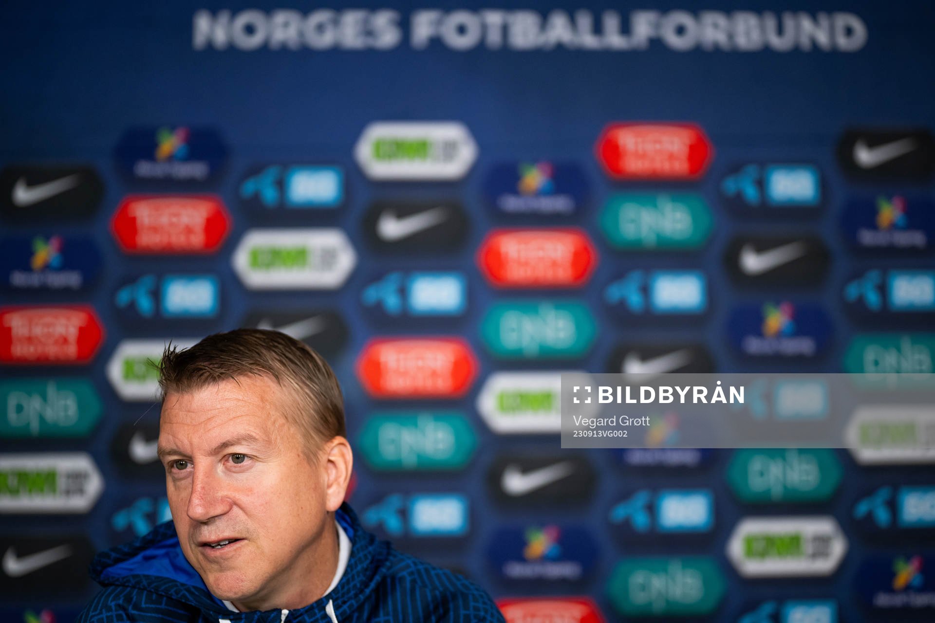 Leif Gunnar Smerud, interim head coach of the Norwegian