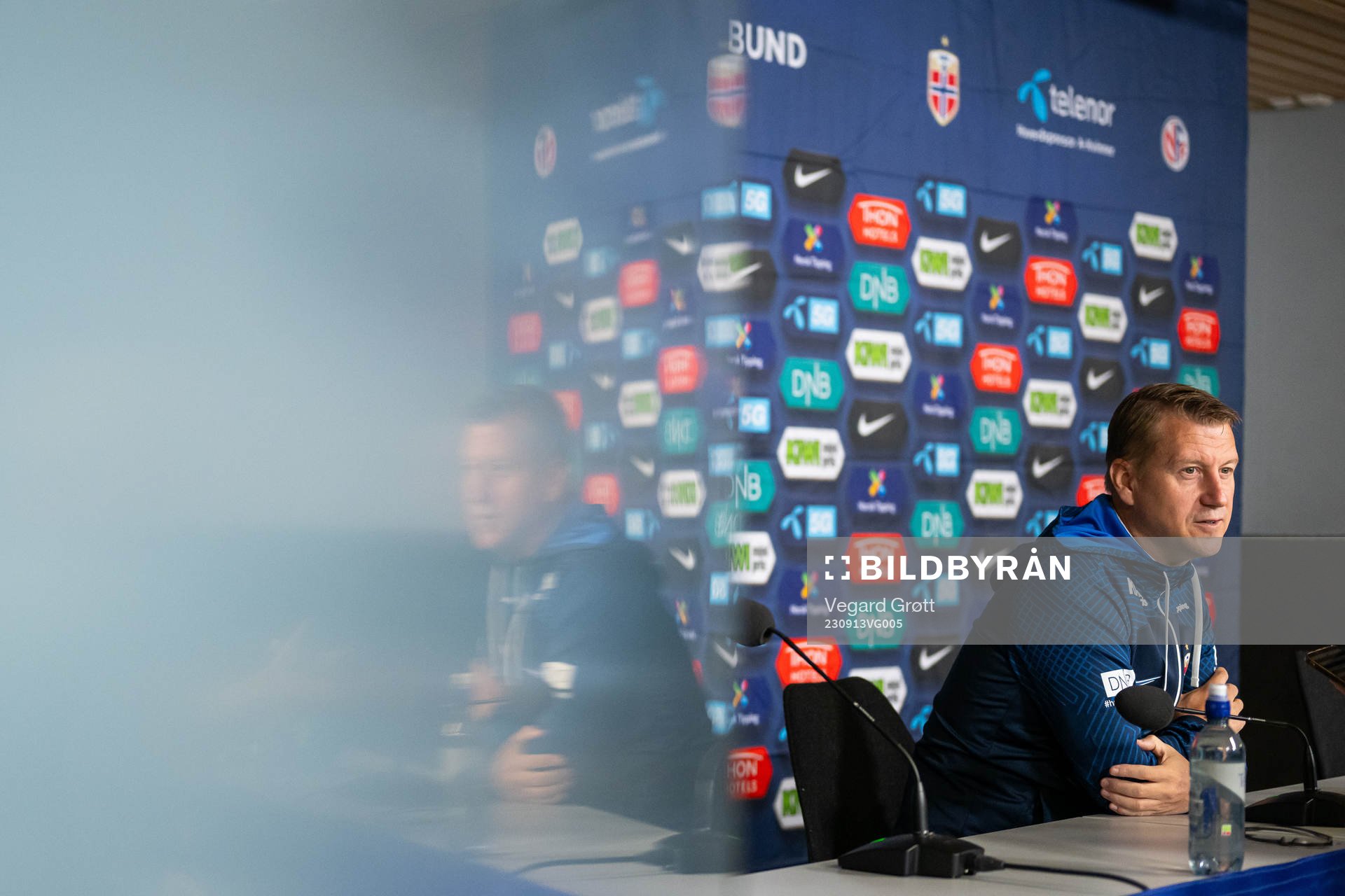 Leif Gunnar Smerud, interim head coach of the Norwegian