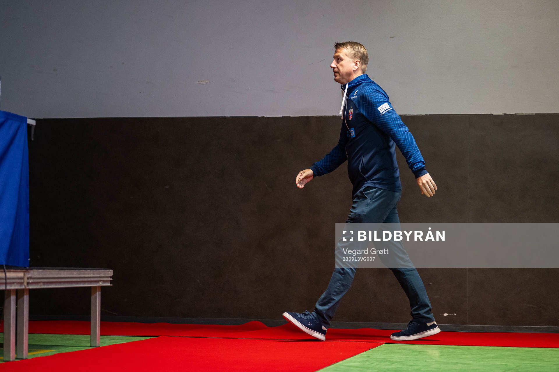 Leif Gunnar Smerud, interim head coach of the Norwegian