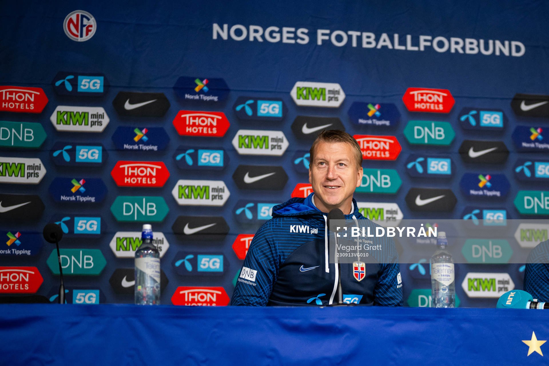 Leif Gunnar Smerud, interim head coach of the Norwegian